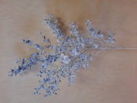Ветка жасмина декоративная, 102 см, цвет - голубой.