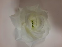 Насадка "Роза" шёлк 12 см, 1 штука, Выписывать кратно 30 штукам. Цвет - белый.