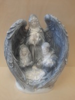 Сувенир Ангел Хранитель, 30*24 см, цвет - античный.