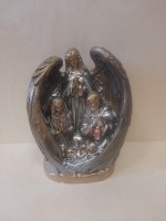 Сувенир Ангел Хранитель, 30*24 см, цвет - бронза.