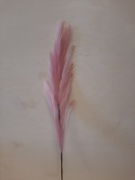 Ветка "перья" 112 см, цвет - розовый.