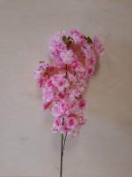 Ветка Сакуры 100 см, цвет - розовый. Выписывать кратно 2 штукам.