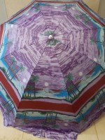 Зонт пляжный D 2,2 метра. Цвет - сиреневый.