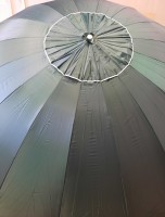 Зонт пляжный D - 3 метра, h - 2,7 метра. Цвет - зелёный.
