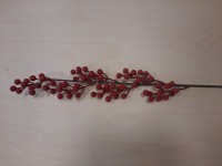 Ветка с красными ягодами, 72 см.
