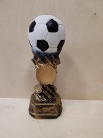 Кубок футбольный, h - 29 см, гипс, золото.
