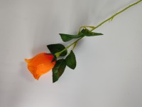 Ветка бутона розы 44 см, цена за 1 штуку. Выписывать кратно 10 штукам. Цвет - оранжевый.