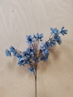 Ветка сакуры 93 см, цвет - голубой.