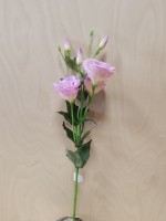 Ветка эустомы 78 см, цвет - светло-сиреневый.