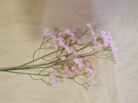 Ветка гипсофилы, 62 см, цвет - светло-розовый.