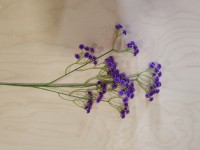 Ветка гипсофилы, 62 см, цвет - сиреневый.