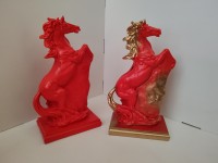 Копилка Конь, 26*14*9 см, цвет - красный.