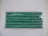 Бигуди-бумеранги бирюзовые №6, 10*240 мм., пластик, ( 1 упаковка - 10 шт.)