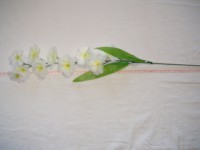 Ветка "Сакура" 10 цветков, 67 см., белая, 1 штука.