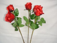 Роза красная 73 см., D=6*5 см.