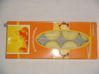 Свеча в гильзе ароматизированная апельсин (10 штук)